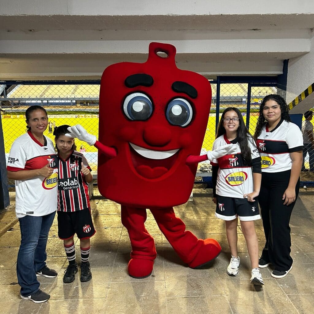 Imagem mascote do Hemocentro
