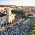 Imagem Praça Bom Jesus lotada para a celebração do Corpus Christi