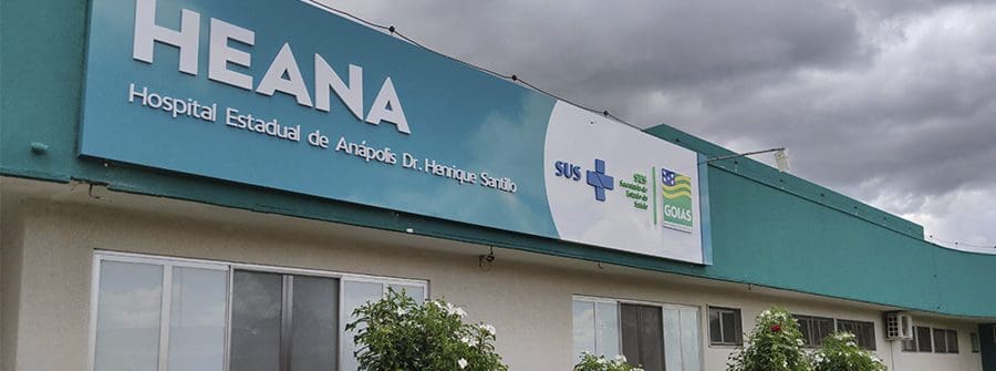 Imagem fachada Hospital Estadual de Urgências de Anápolis Dr. Henrique Santillo (Heana).