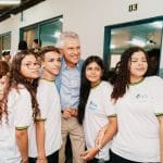 Imagem Caiado e Estudantes