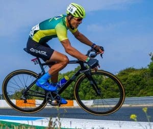 Imagem Atleta bicicleta Paralimpiadas