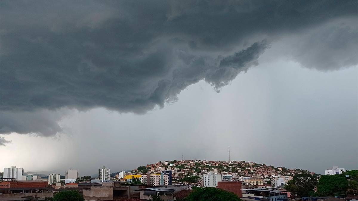 Imagem do céu nublado