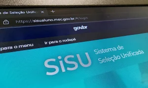 Imagem tela de computador SISU