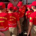 Imagem alunos do Bombeiro Mirim em Anápolis