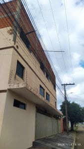 Imagem de prédio onde homem morreu eletrocutado