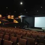 Imagem sala de cinema vazia
