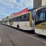 Imagem Ônibus urban parados