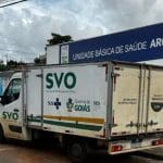 Imagem de veículo de verificação de óbito