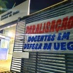 Imagem faixa UEG Paralisação
