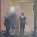 Imagem homem preso pela policia civil