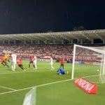Imagem gol do Atlético contra o Anápolis