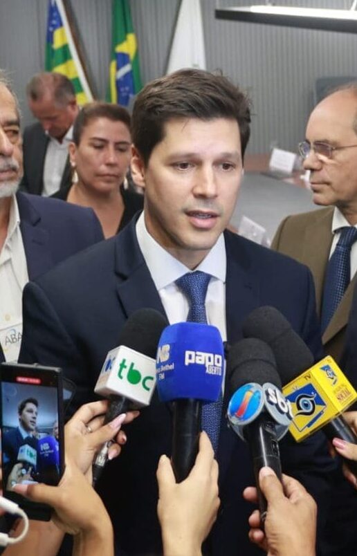 Imagem Daniel Vilela em entrevista coletiva