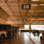 Imagem ônibus na rodoviária de Anápolis