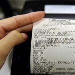 Imagem nota fiscal saindo da maquina