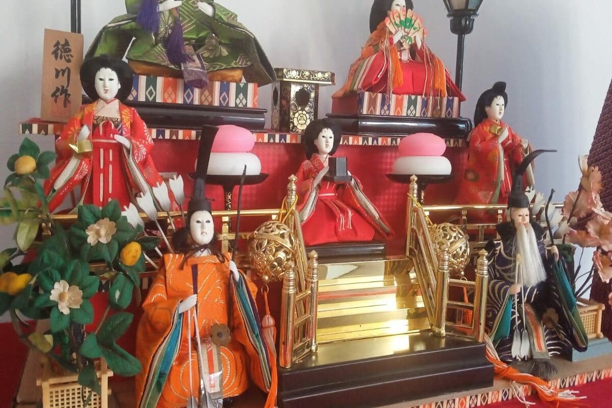 Imagem artigos japoneses na exposição