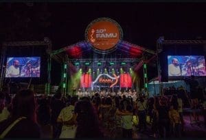 Palco do 10º Festival Anapolino de Música.