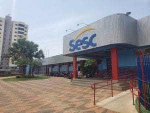 Fachada do Sesc Anápolis.