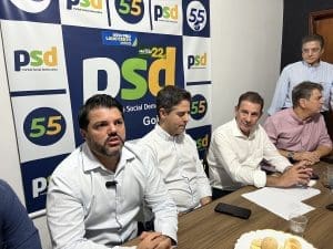 Imagem Márcio Correa, Ismael Alexandrino e Vanderlan Cardoso