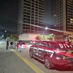 Imagem policia civil abordando motorista durante operação