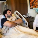 Imagem Márcio Corrêa e Célio Silveira no hospital