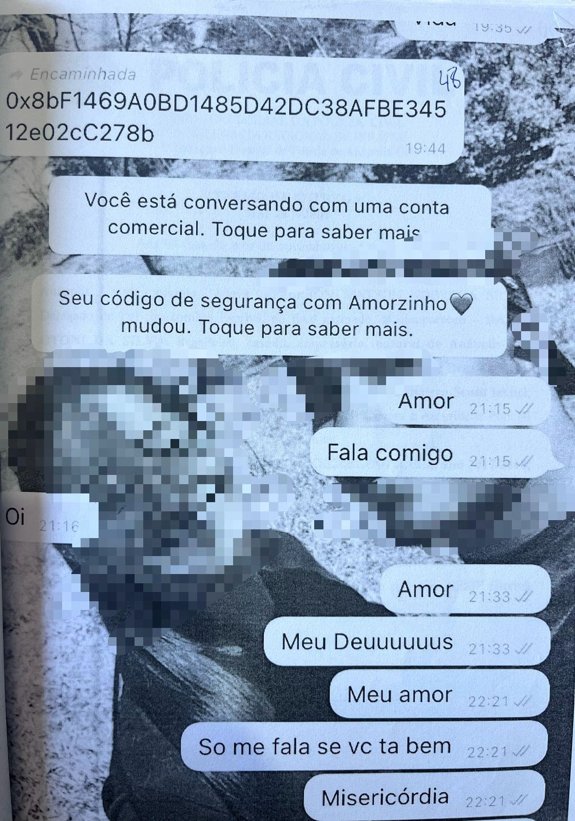 Imagem conversa do wathsap