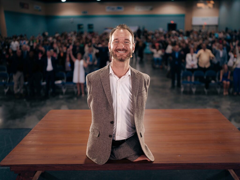 Imagem Nick Vujicic Palestra