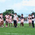 Imagem jogadores no Treino do Anápolis FC