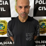 Imagem Homem preso na delegacia