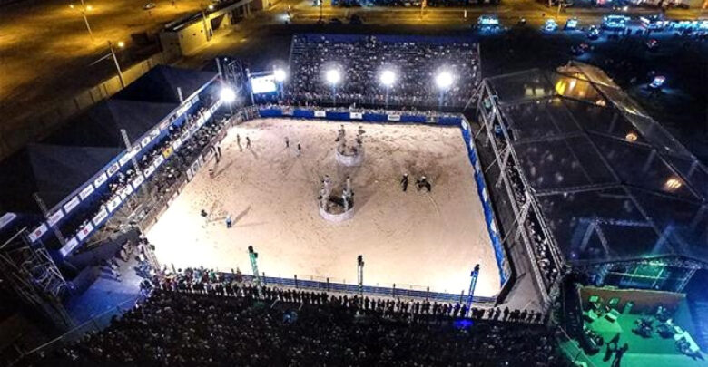 Imagem arena de rodeio EXPOANA