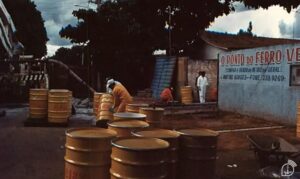 Imagem local com rejeitos do Césio 137 em Goiânia