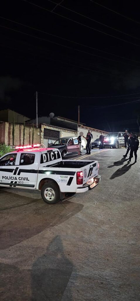 Imagem veiculo abordado pela viatura da policia civil