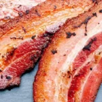Imagem de um Bacon frito