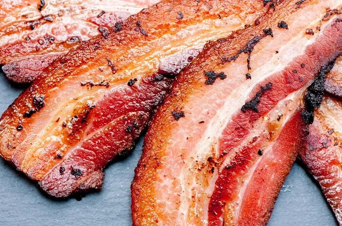 Imagem de um Bacon frito