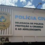 Imagem fachada de entrada da Delegacia de Proteção a Criança e Adolescente