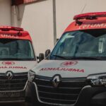 Imagem duas Ambulâncias do SAMU