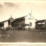 Imagem antiga da estação Ferroviária de Anápolis