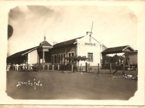 Imagem antiga da estação Ferroviária de Anápolis