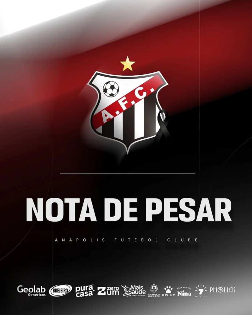 Imagem Nota de Pesar Anápolis Futebol Clube