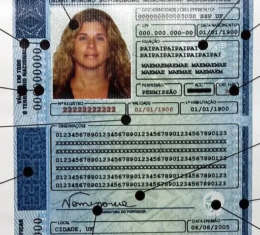 Imagem Carteira Nacional de Habilitação (CNH)