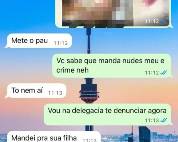 Imagem print de dela conversa no WhatsApp