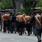 Imagem Criminosos presos pela polícia no Rio de Janeiro