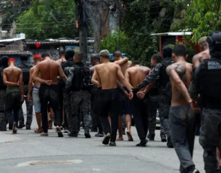 Imagem Criminosos presos pela polícia no Rio de Janeiro