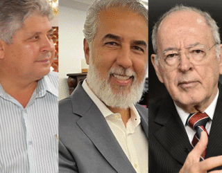 Imagem montagem tres pessoas na foto