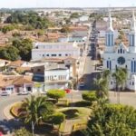 Imagem aérea cidade de Silvânia Goiás