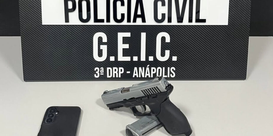 Imagem Simulacro de Pistola apreendidada pela Polícia Civil