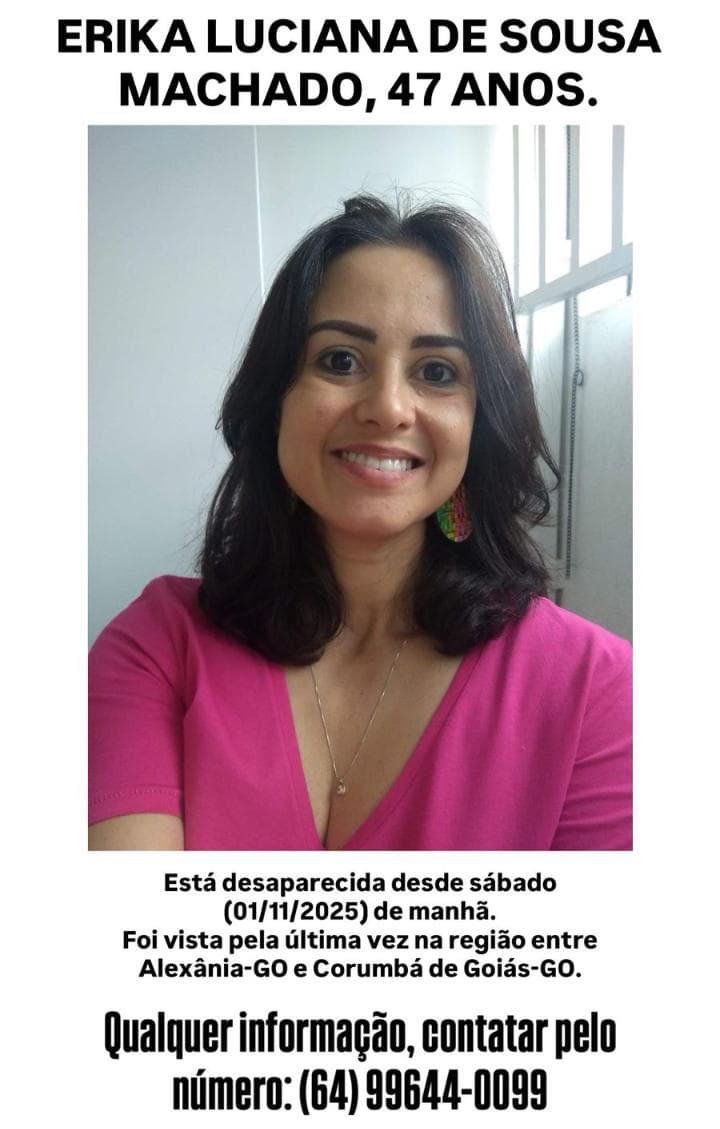 Imagem flayer Biomédica desaparecida