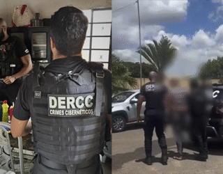 Imagem policiais operação residência