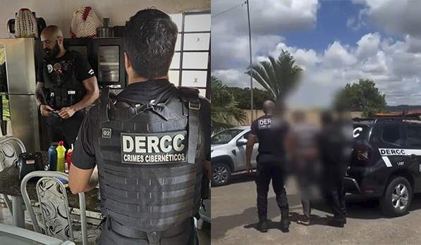 Imagem policiais operação residência