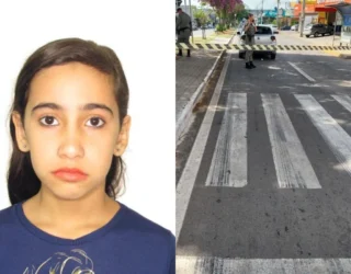 Imagem jovem de camisa azul e faixa de pedestre