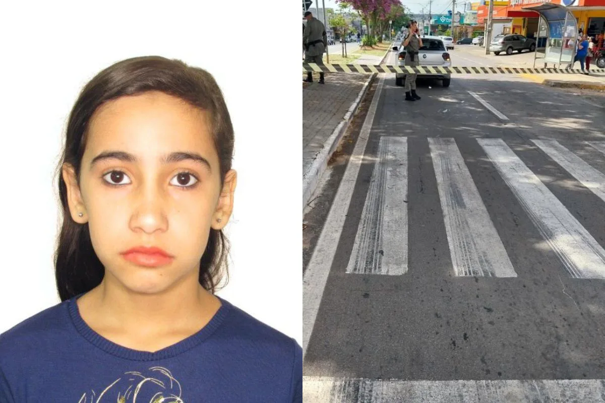 Imagem jovem de camisa azul e faixa de pedestre